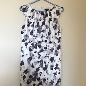 Ann Taylor Watercolor Print Dress
